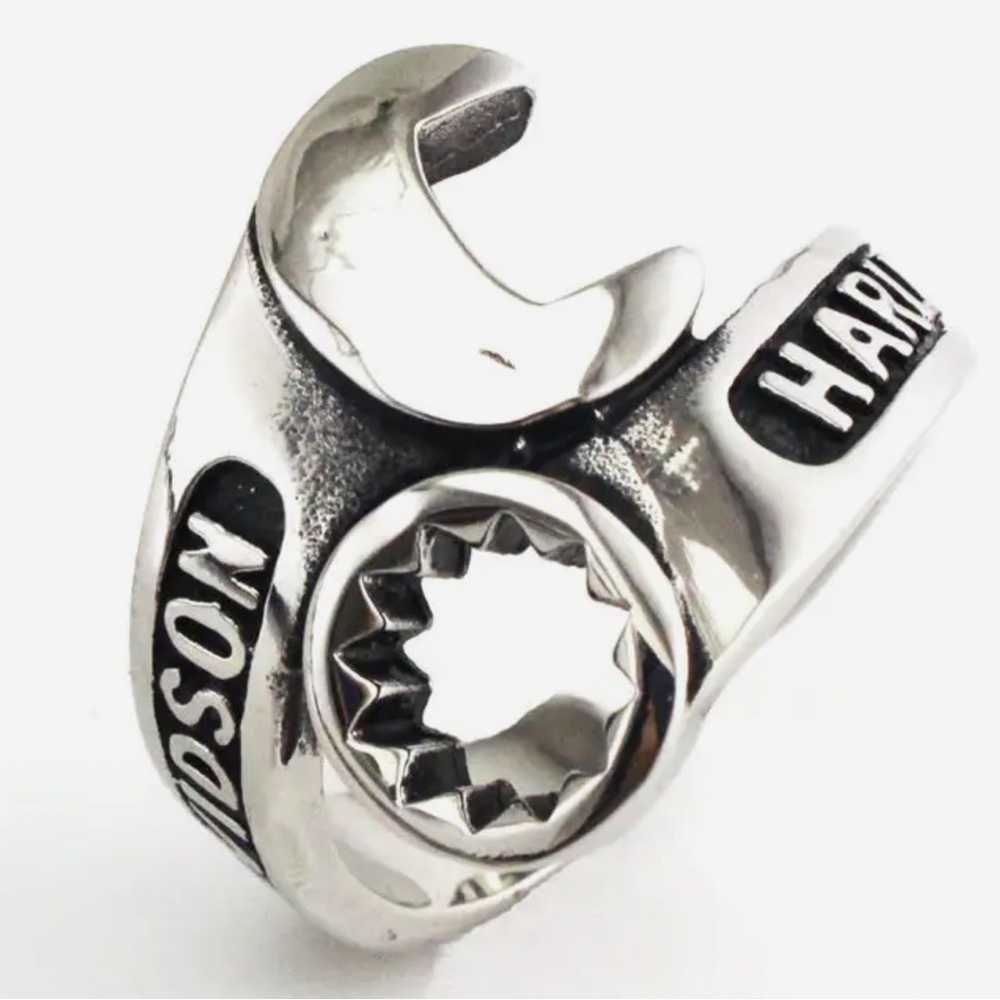 🏍️Harley-Davidson Highly Polished Stainless Steel Combination Wrench Ring! - Picture 11 of 11